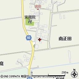 山形県酒田市庭田正田33周辺の地図