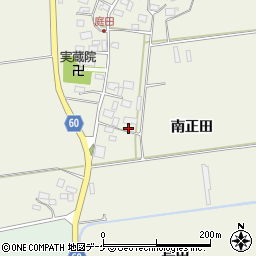 山形県酒田市庭田正田32周辺の地図