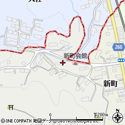 岩手県一関市中里沢田320-2周辺の地図