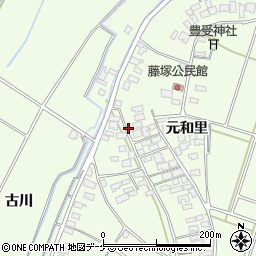 山形県酒田市藤塚元和里37周辺の地図