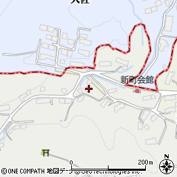 岩手県一関市中里沢田317周辺の地図