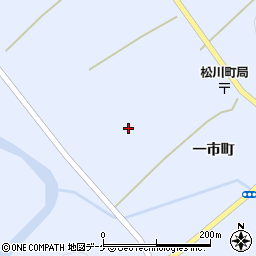 岩手県一関市東山町松川町裏周辺の地図