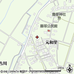 山形県酒田市藤塚元和里28周辺の地図