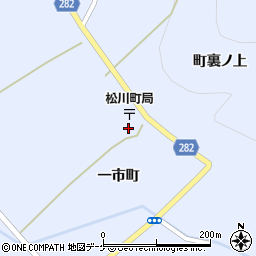 岩手県一関市東山町松川町裏10周辺の地図