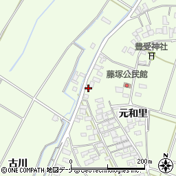 山形県酒田市藤塚元和里31周辺の地図