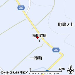 岩手県一関市東山町松川町裏64-4周辺の地図