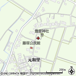 山形県酒田市藤塚元和里133周辺の地図