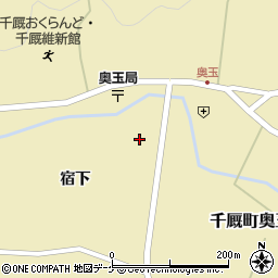 岩手県一関市千厩町奥玉宿下45-3周辺の地図