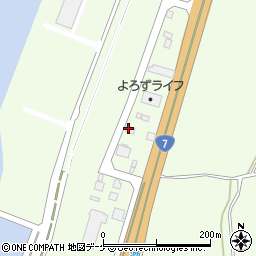 結城運輸倉庫株式会社　酒田営業所周辺の地図