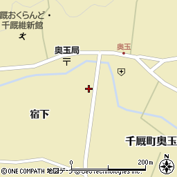 岩手県一関市千厩町奥玉宿下26-5周辺の地図