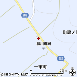 岩手県一関市東山町松川町裏74周辺の地図