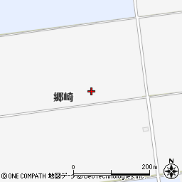 山形県酒田市刈穂郷崎周辺の地図