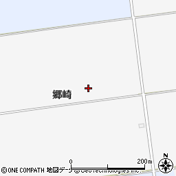 山形県酒田市刈穂（郷崎）周辺の地図