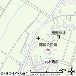 山形県酒田市藤塚元和里24周辺の地図