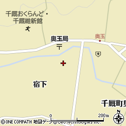 岩手県一関市千厩町奥玉宿下45-1周辺の地図