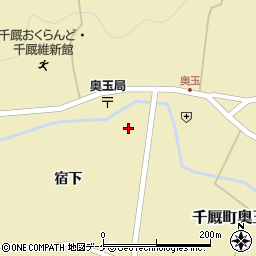 岩手県一関市千厩町奥玉宿下21周辺の地図