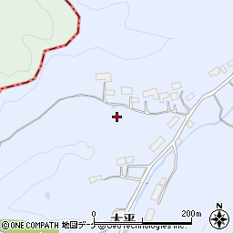 岩手県平泉町（西磐井郡）平泉（大平）周辺の地図