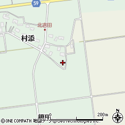 山形県酒田市保岡村添3周辺の地図