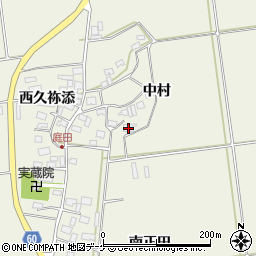山形県酒田市庭田中村32周辺の地図