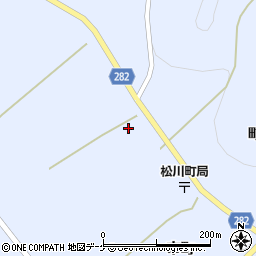 岩手県一関市東山町松川町裏76周辺の地図