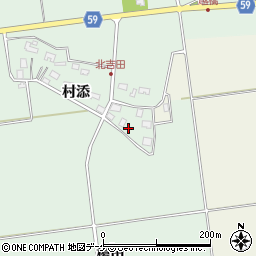 山形県酒田市保岡村添6周辺の地図