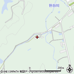 岩手県一関市赤荻笹谷384-9周辺の地図