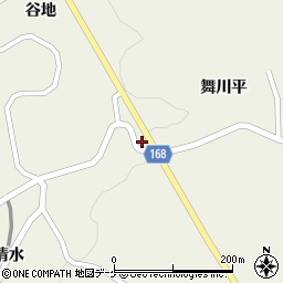 舞草簡易郵便局周辺の地図