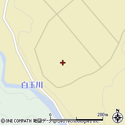山形県酒田市北青沢白玉周辺の地図