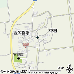 山形県酒田市庭田中村88周辺の地図