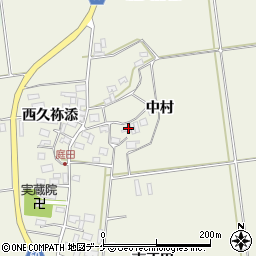 山形県酒田市庭田中村39周辺の地図