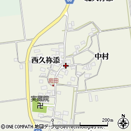 山形県酒田市庭田中村86周辺の地図
