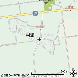 山形県酒田市保岡村添8周辺の地図