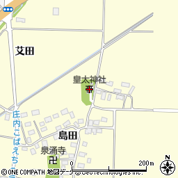 皇太神社周辺の地図
