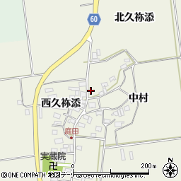 山形県酒田市庭田中村67周辺の地図