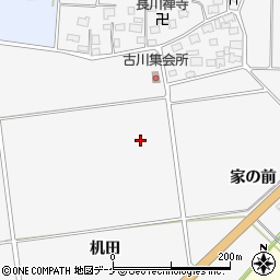 山形県酒田市刈穂周辺の地図