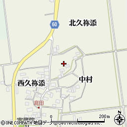 山形県酒田市庭田中村63周辺の地図