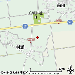 山形県酒田市保岡村添53-2周辺の地図