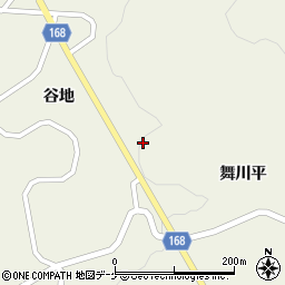 舞川第７区公民館周辺の地図