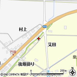 山形県酒田市大島田艾田周辺の地図
