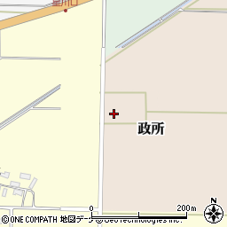 山形県酒田市政所セウシヨ32周辺の地図