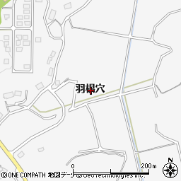 岩手県陸前高田市広田町羽根穴周辺の地図