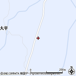 秋田県湯沢市秋ノ宮大平15周辺の地図