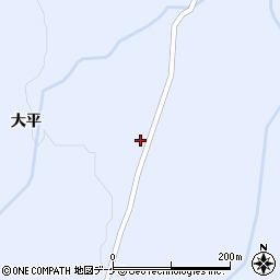 秋田県湯沢市秋ノ宮大平10周辺の地図