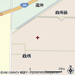 山形県酒田市市条（政所前）周辺の地図