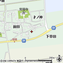 山形県酒田市保岡前田4周辺の地図