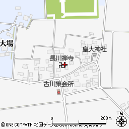 長川寺周辺の地図