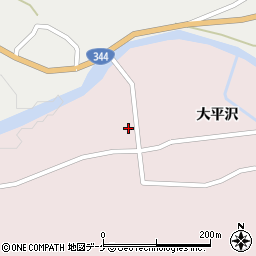 山形県酒田市下青沢前田周辺の地図