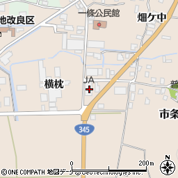 山形県酒田市市条横枕33-1周辺の地図