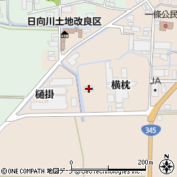 山形県酒田市市条横枕38周辺の地図