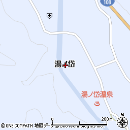 秋田県湯沢市秋ノ宮湯ノ岱周辺の地図